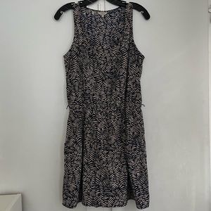 Guess Blue and White Pattern Dress with Pockets, Size M US